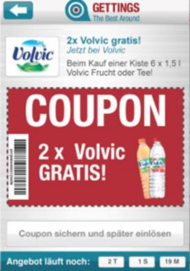 Volvic Mobile Couponing
