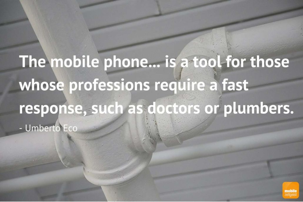 mobile phone only for plumbers