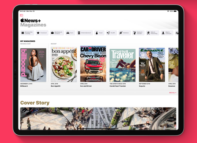 Bei der Magazin-Flat Apple News+ werden Android-User draußen bleiben müssen.
