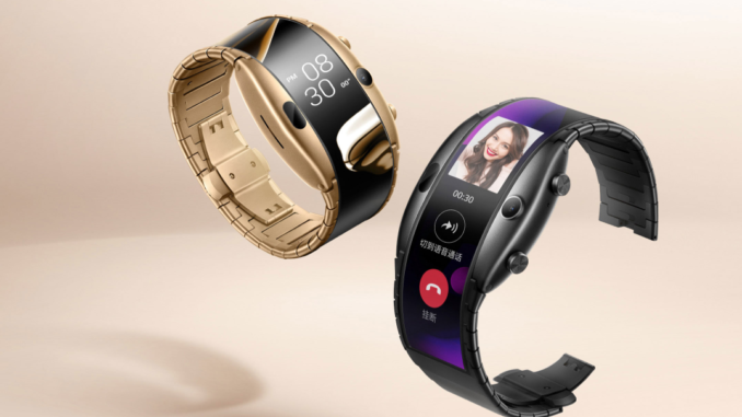 Smartphone - Smartwatch Hybrid nubia Alpha kommt mit einem flexiblen Bildschirm.