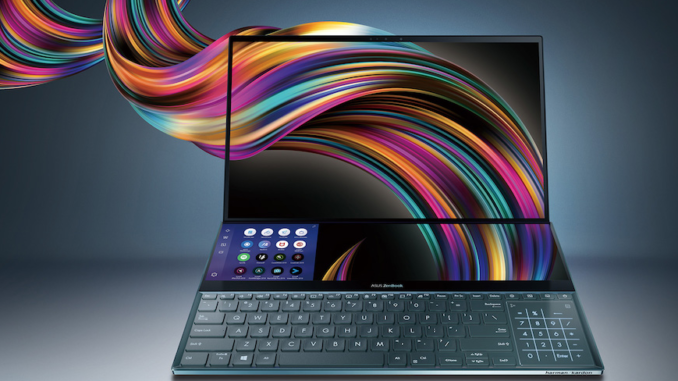 Das Asus plant mit dem Zenbook Pro Duo ein zweites Display in der oberen Hälfte der Tastatur zu integrieren. Es soll als zweite Anzeige und als Erweiterung des Hauptbildschirms fungieren.